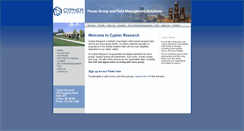 Desktop Screenshot of cypherresearch.com